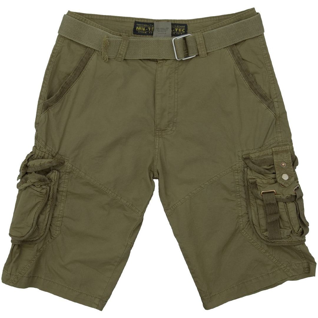 Vintage Survival shorts-Olive  Clothing Mil-Tec - The Back Alley Army Store